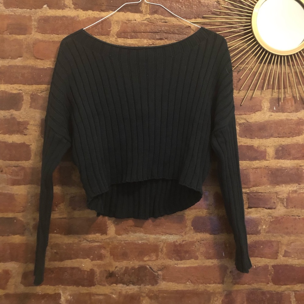 Cropped sweater
